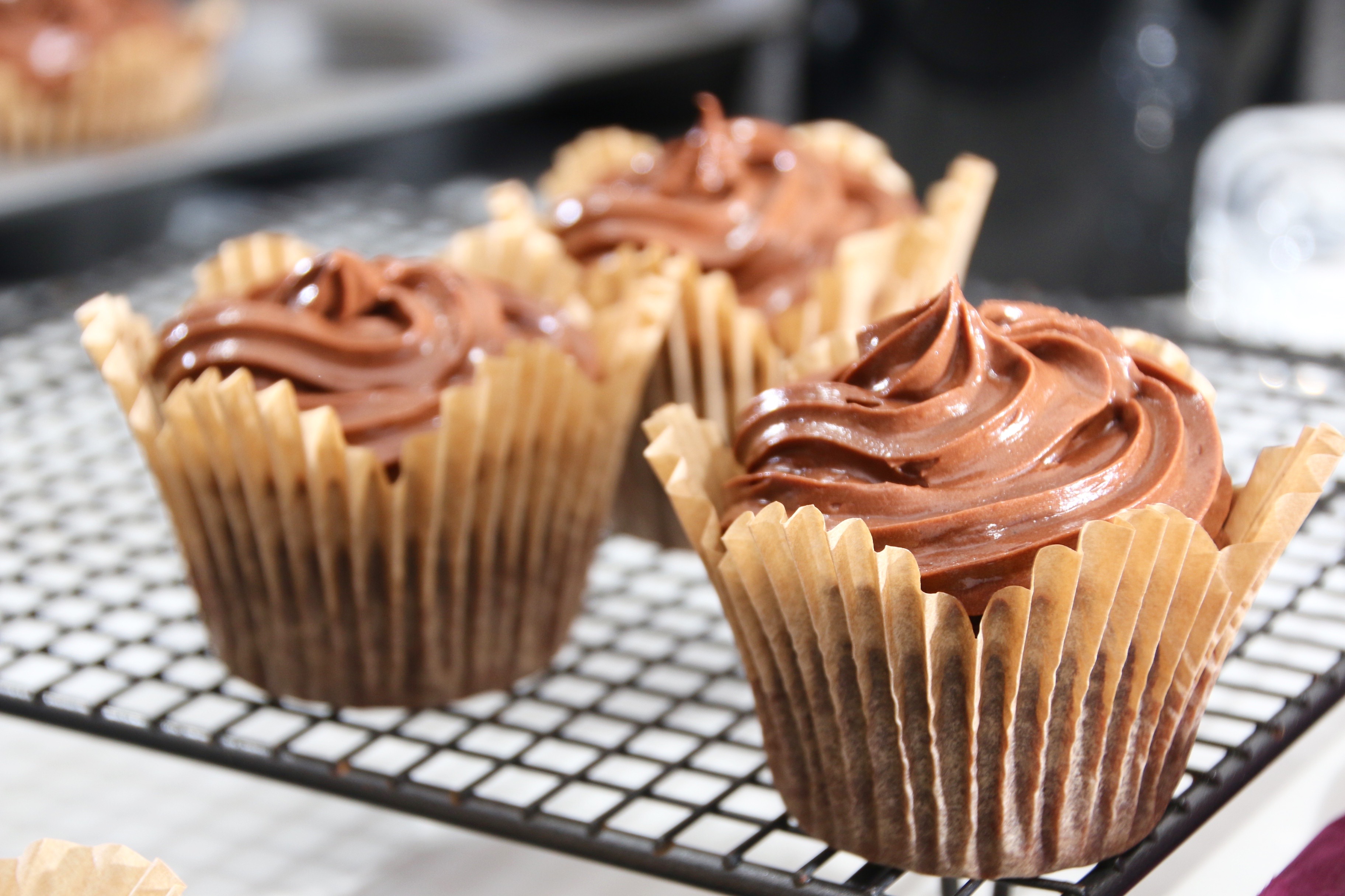 Tre Nutella Cupcakes