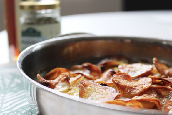 Skånsk pommes boulangère