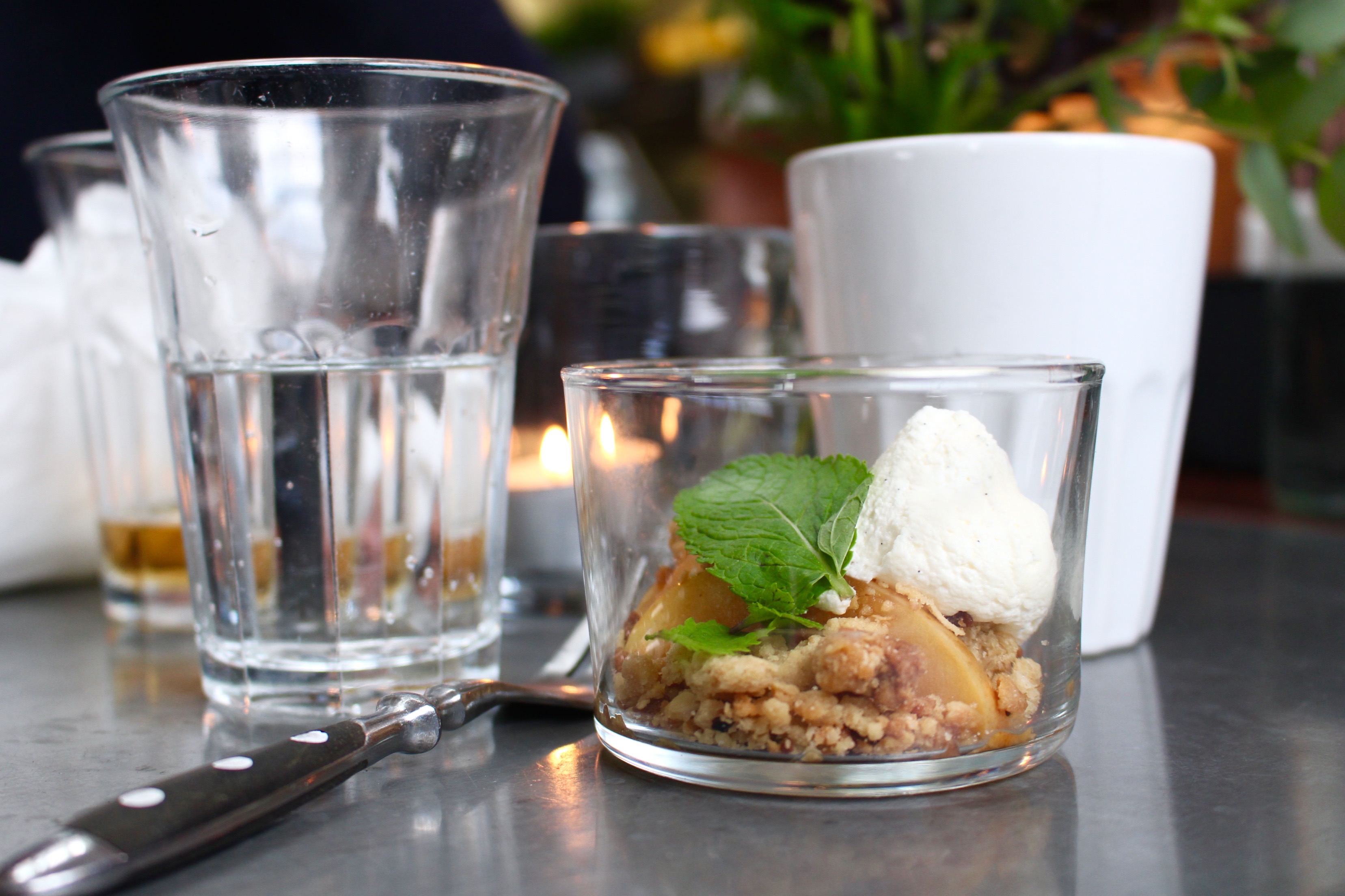 Kronfågels dessert
