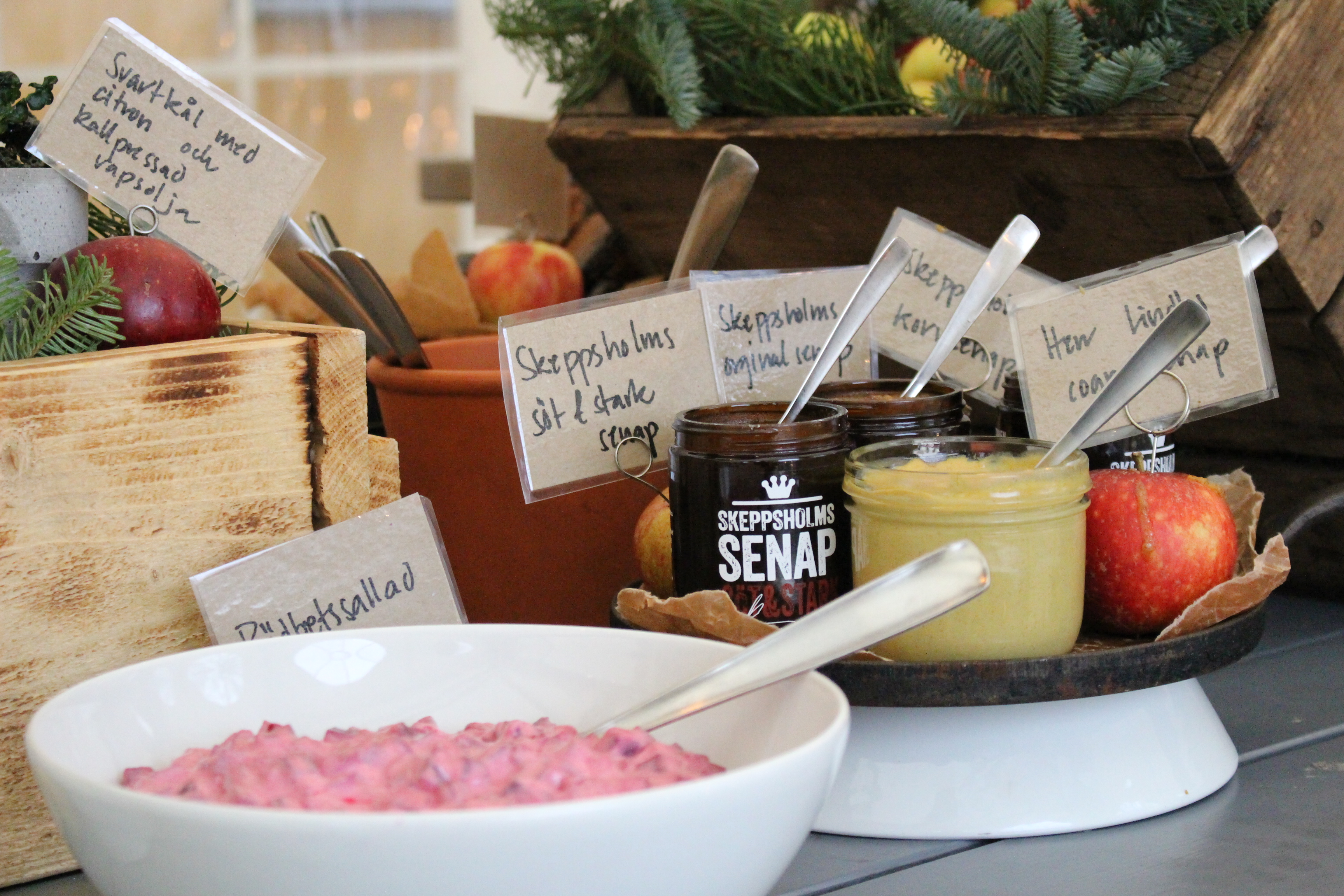 Julbord Skeppsholmen senap