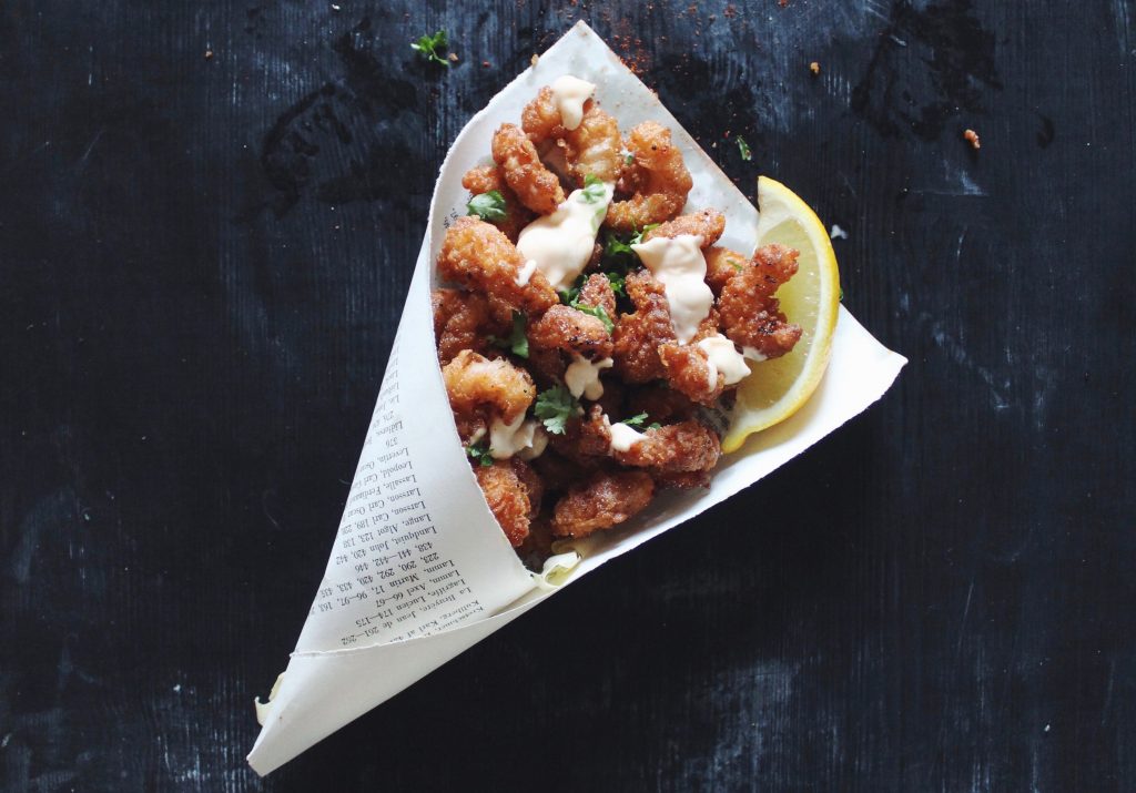 Popcorn shrimp