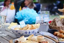 Baby shower med mingelmat