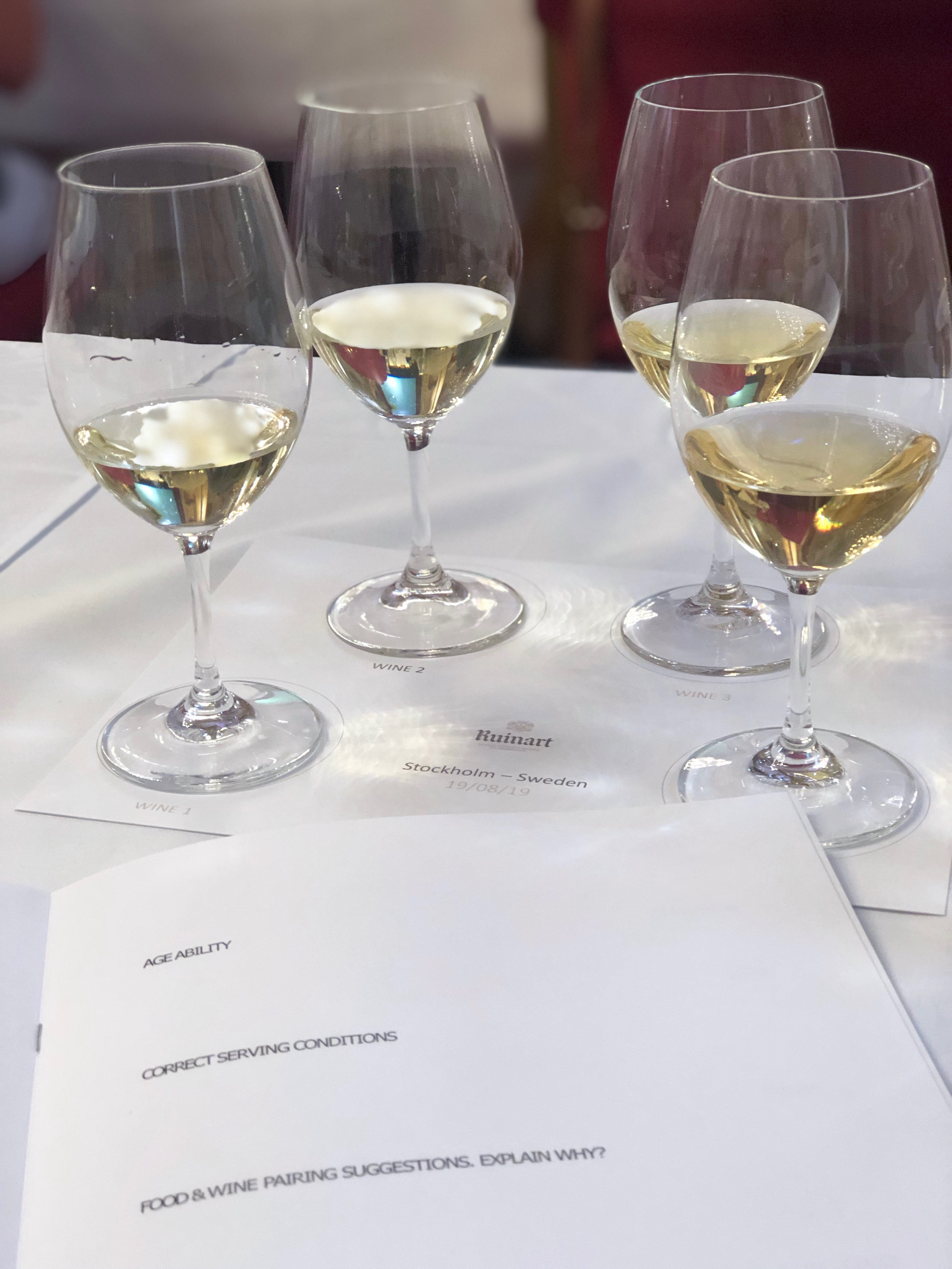 Ruinart Nordic Sommelier Challenge 2019