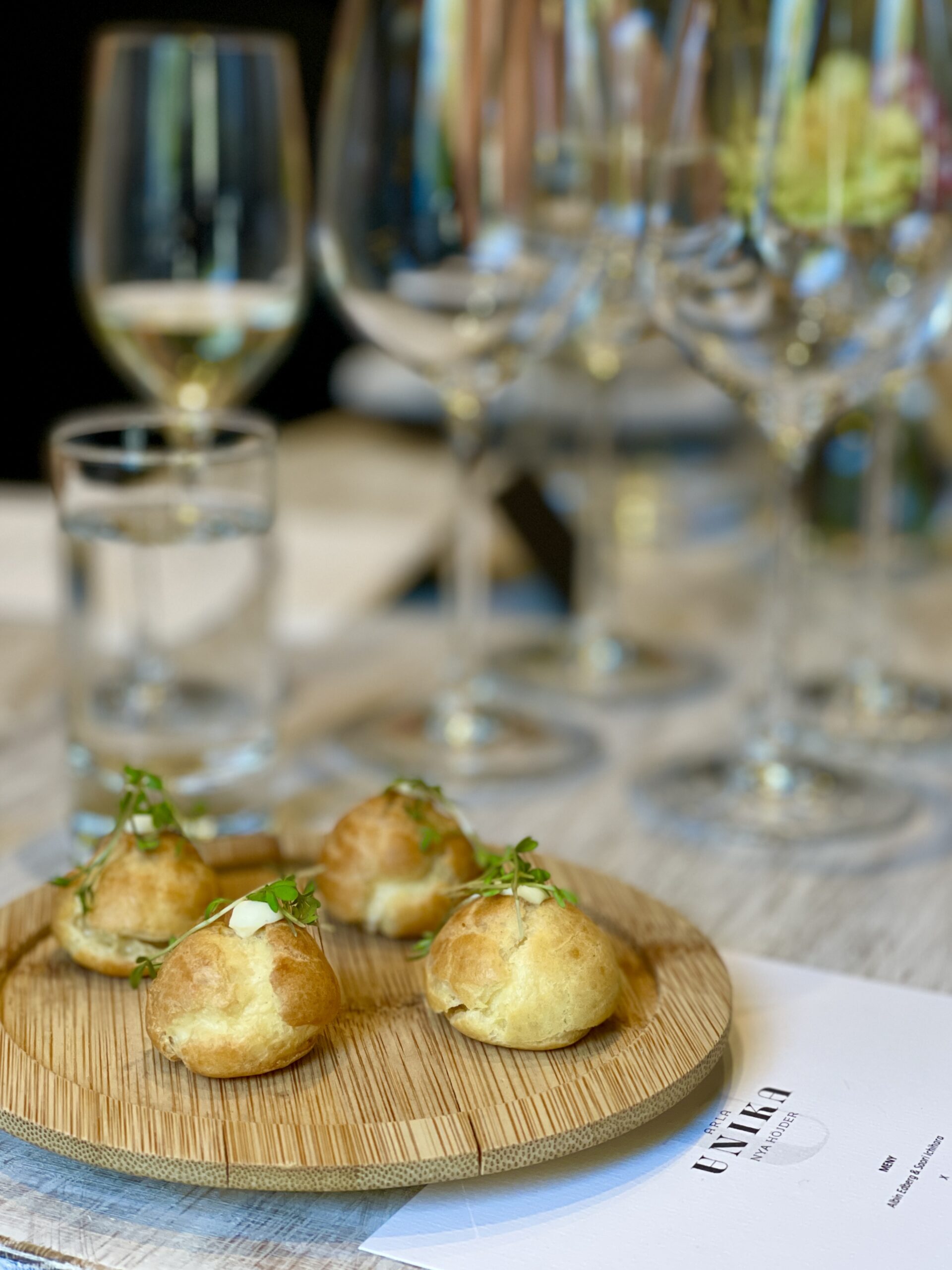 Gougeres på Arla Unikas Gammel Knas.